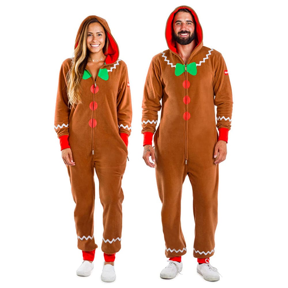 【In Stock】Christmas Cosplay Gingerbread Man Costume Costumes