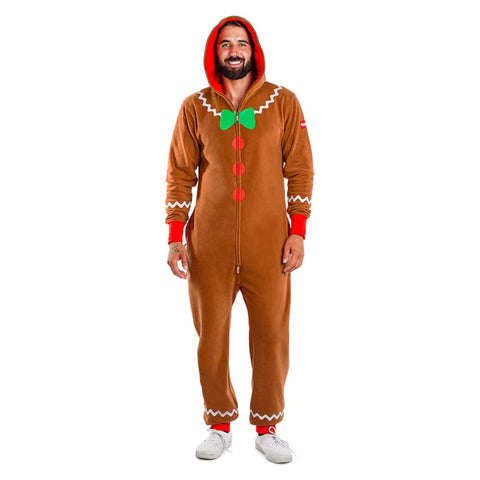 【In Stock】Christmas Cosplay Gingerbread Man Costume Costumes