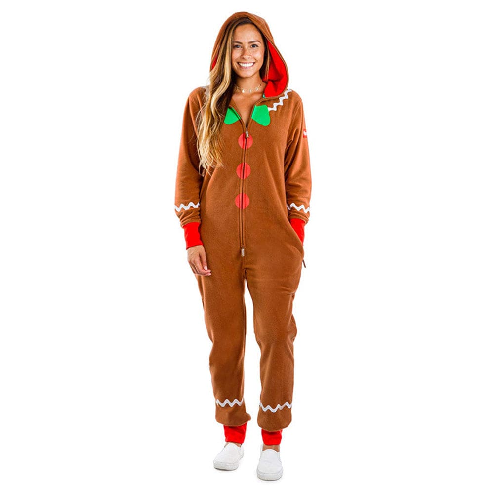 【In Stock】Christmas Cosplay Gingerbread Man Costume Costumes