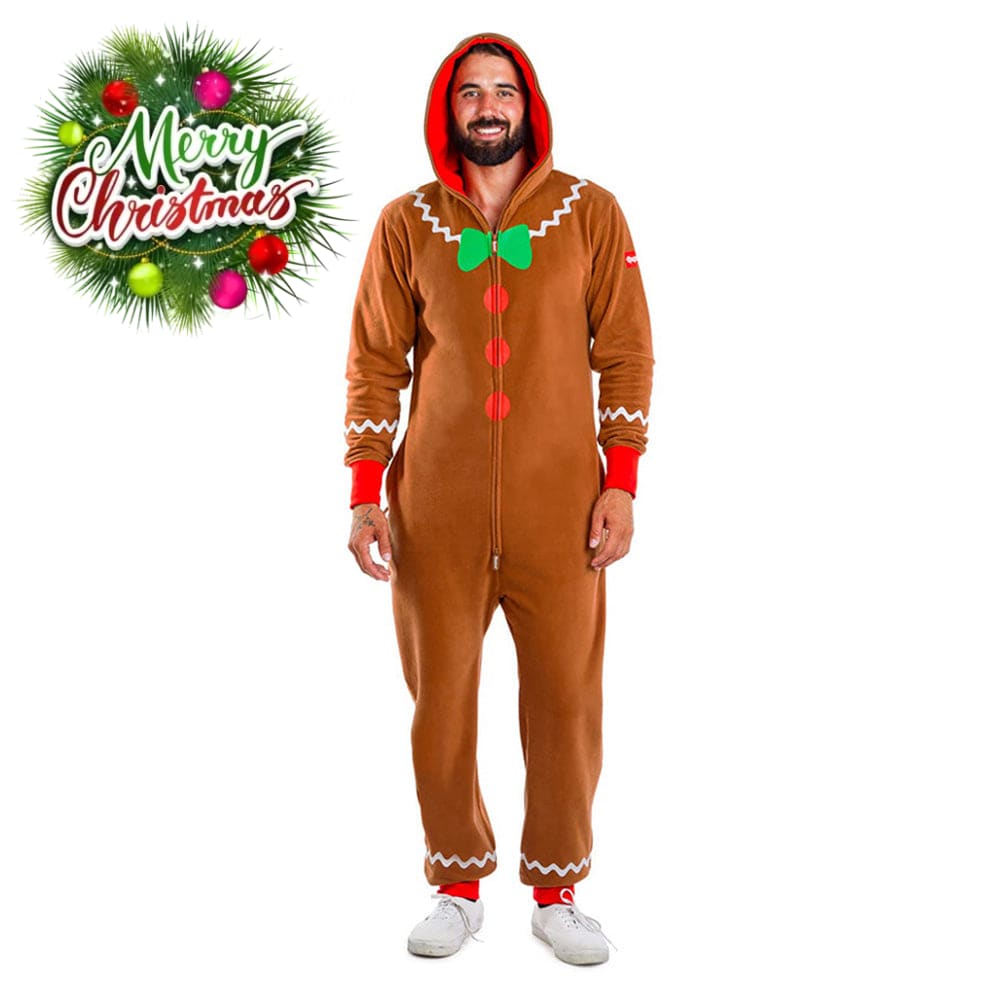 【In Stock】Christmas Cosplay Gingerbread Man Costume Costumes