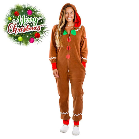 【In Stock】Christmas Cosplay Gingerbread Man Costume Costumes