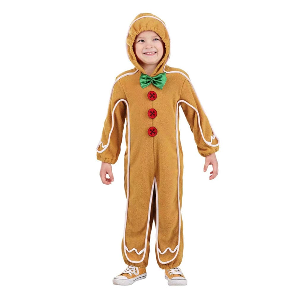 【In Stock】Christmas Cosplay Gingerbread Man Costume Costumes