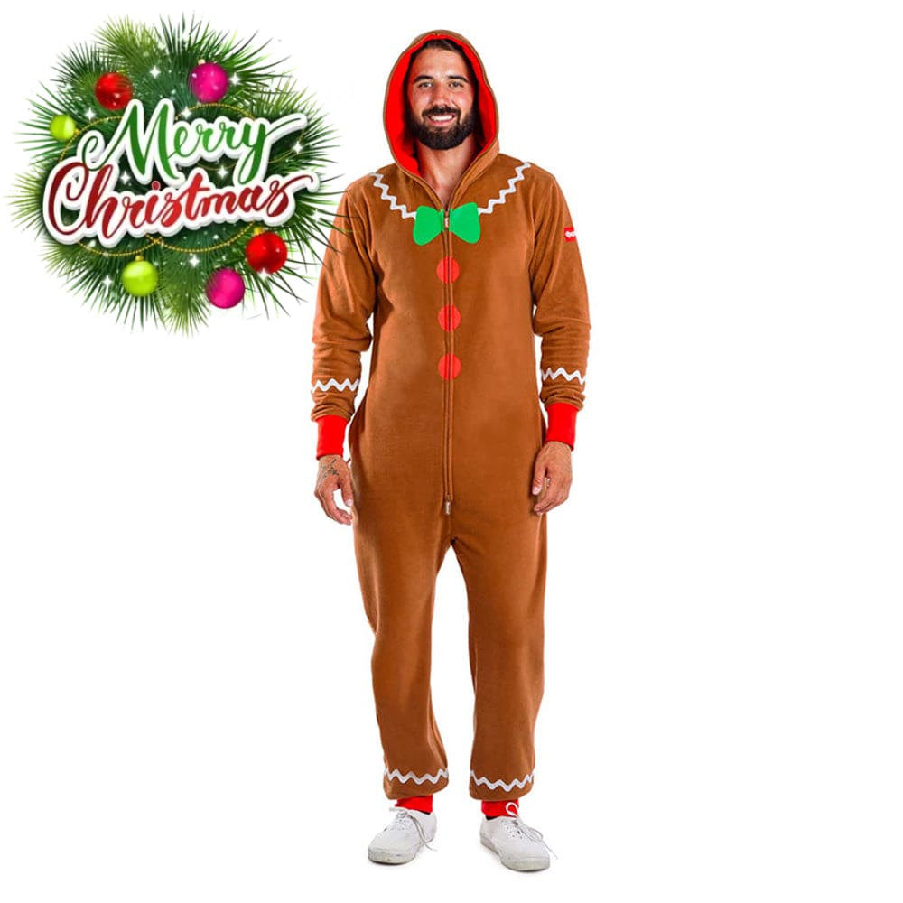 【In Stock】Christmas Cosplay Gingerbread Man Costume Costumes