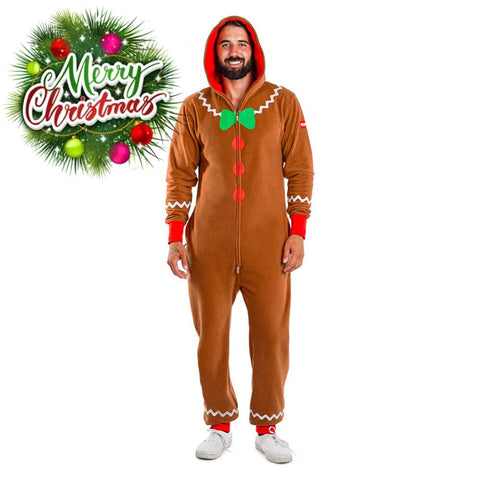 【In Stock】Christmas Cosplay Gingerbread Man Costume Costumes