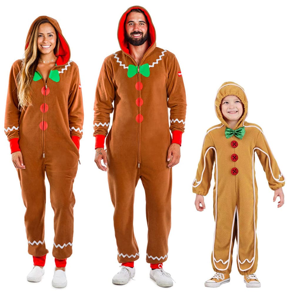 【In Stock】Christmas Cosplay Gingerbread Man Costume Costumes