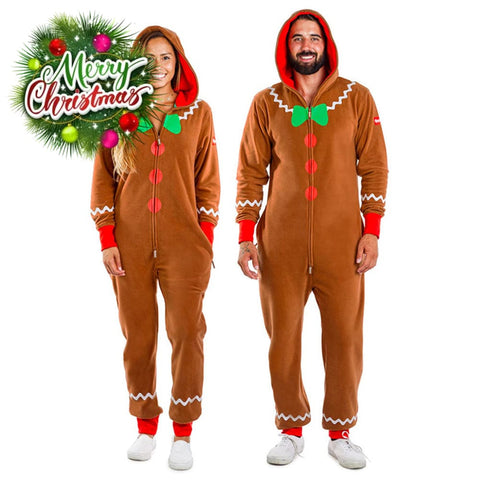 【In Stock】Christmas Cosplay Gingerbread Man Costume Costumes