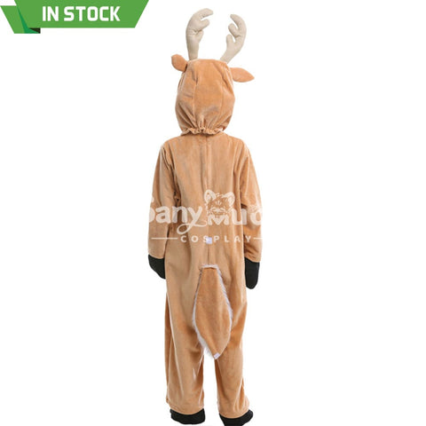 【In Stock】Christmas Cosplay Kid Size Christmas Reindeer Pajamas Costume First Edition Costumes