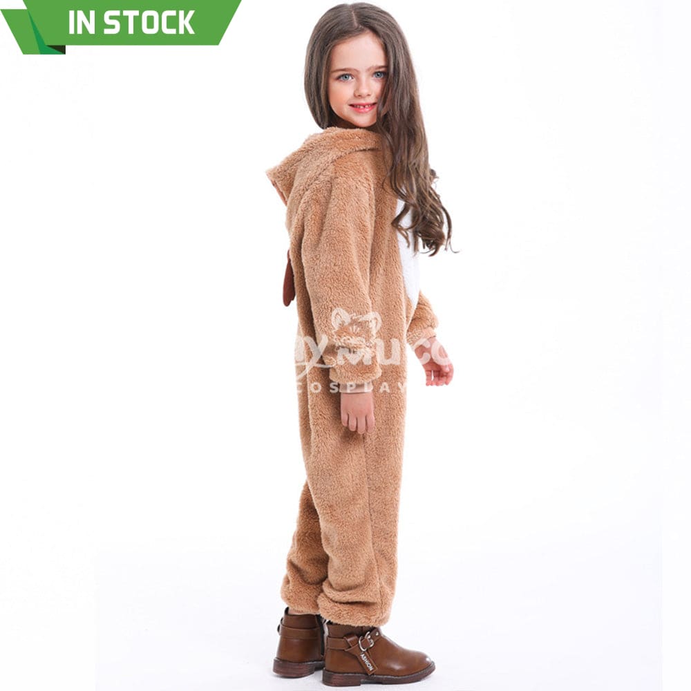 【In Stock】Christmas Cosplay Kid Size Christmas Reindeer Pajamas Costume Second Edition Costumes