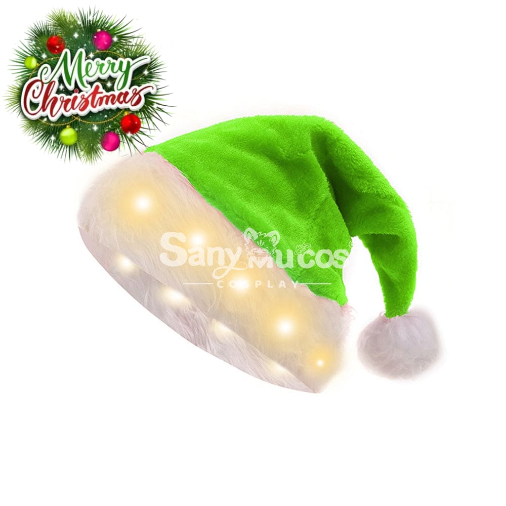 【In Stock】Christmas Cosplay Long Velvet Santa Hat Props Prop