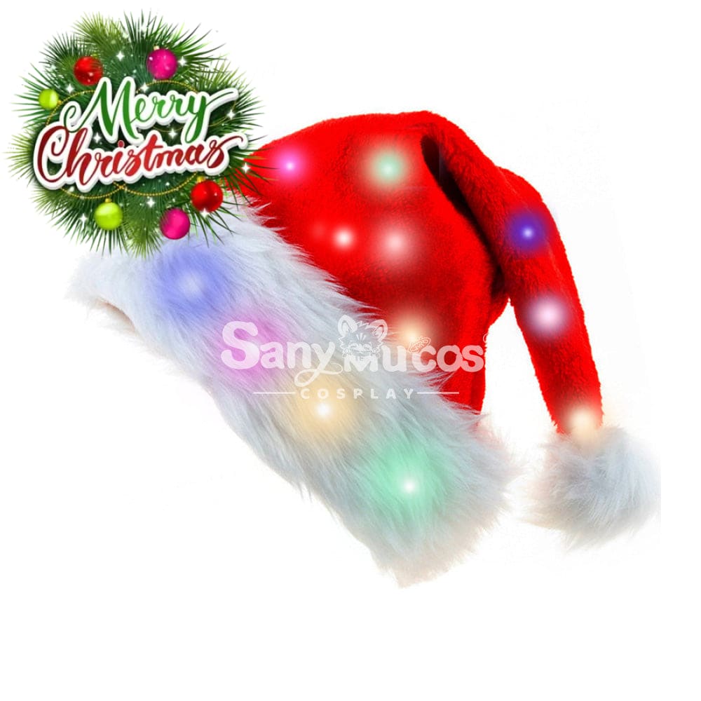 【In Stock】Christmas Cosplay Long Velvet Santa Hat Props Prop