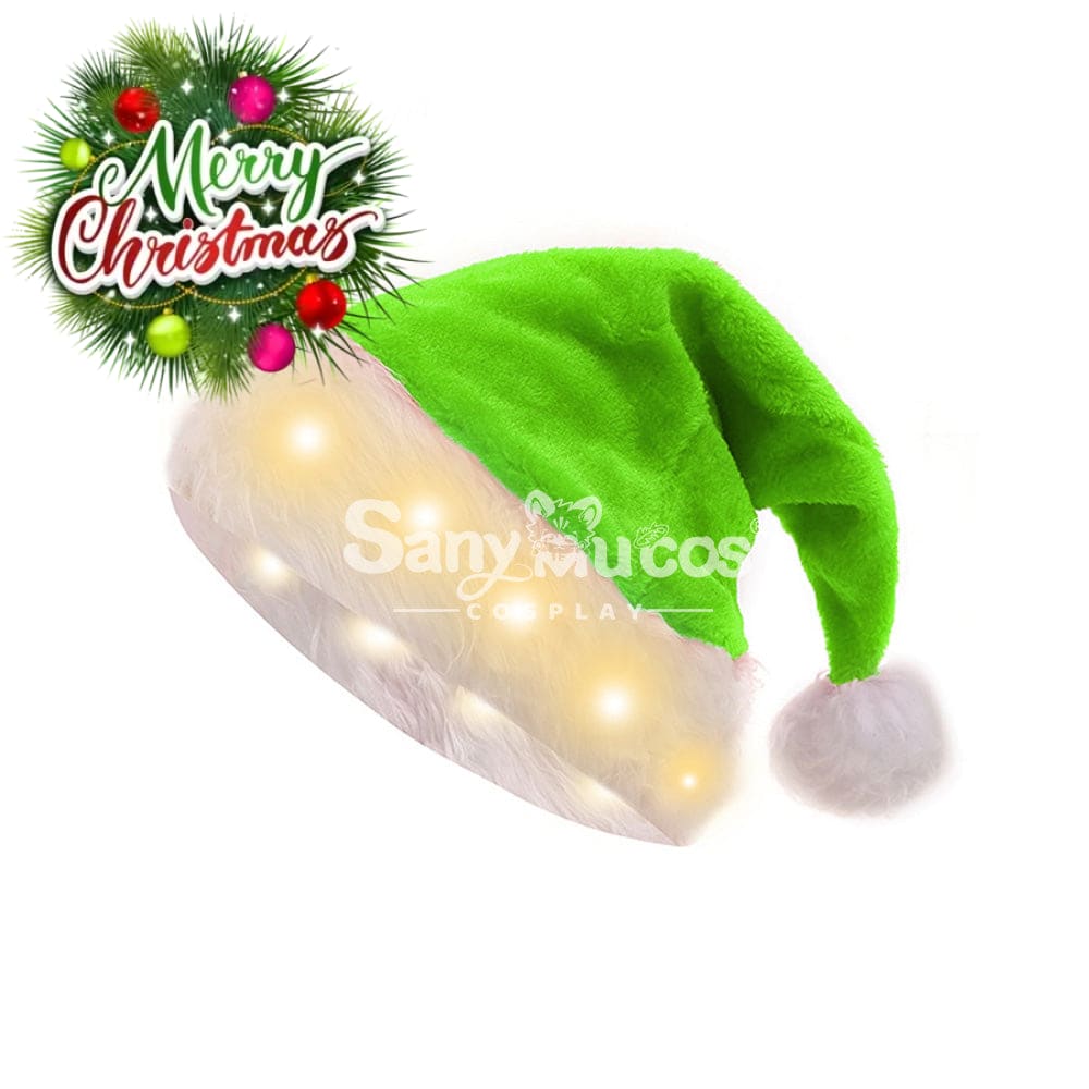 【In Stock】Christmas Cosplay Long Velvet Santa Hat Props Prop