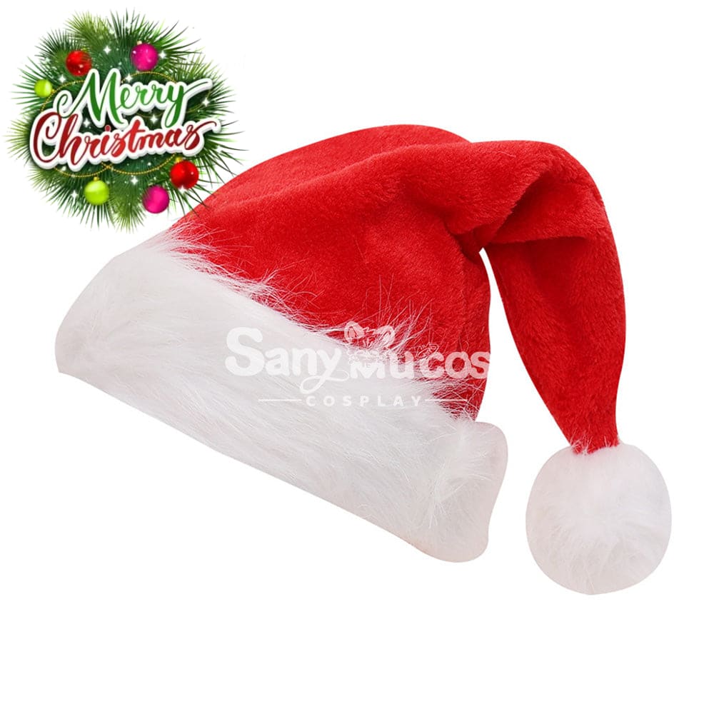 【In Stock】Christmas Cosplay Long Velvet Santa Hat Props Prop
