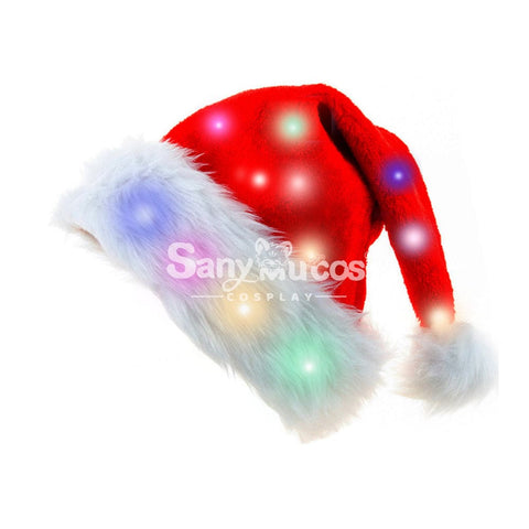 【In Stock】Christmas Cosplay Long Velvet Santa Hat Props Prop