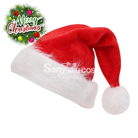 【In Stock】Christmas Cosplay Long Velvet Santa Hat Props Prop