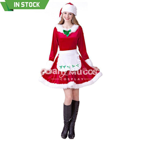 【In Stock】Christmas Cosplay Christmas Maid Costume Costumes