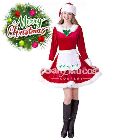 【In Stock】Christmas Cosplay Christmas Maid Costume Costumes