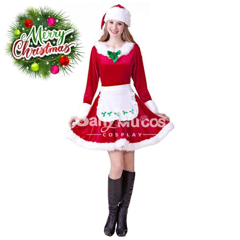 【In Stock】Christmas Cosplay Christmas Maid Costume Costumes