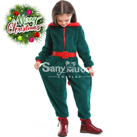 【In Stock】Christmas Cosplay Christmas Pajamas Costume Kid Size Costumes