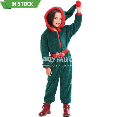 【In Stock】Christmas Cosplay Christmas Pajamas Costume Kid Size Costumes