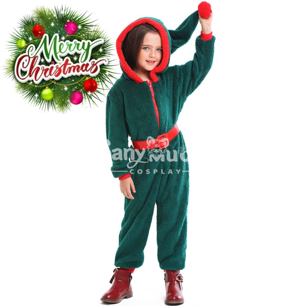 【In Stock】Christmas Cosplay Christmas Pajamas Costume Kid Size Costumes