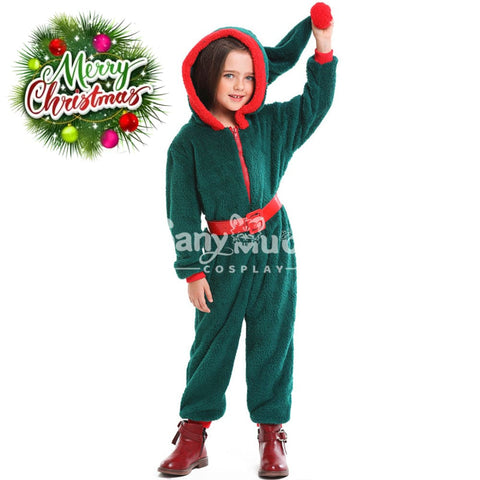 【In Stock】Christmas Cosplay Christmas Pajamas Costume Kid Size Costumes