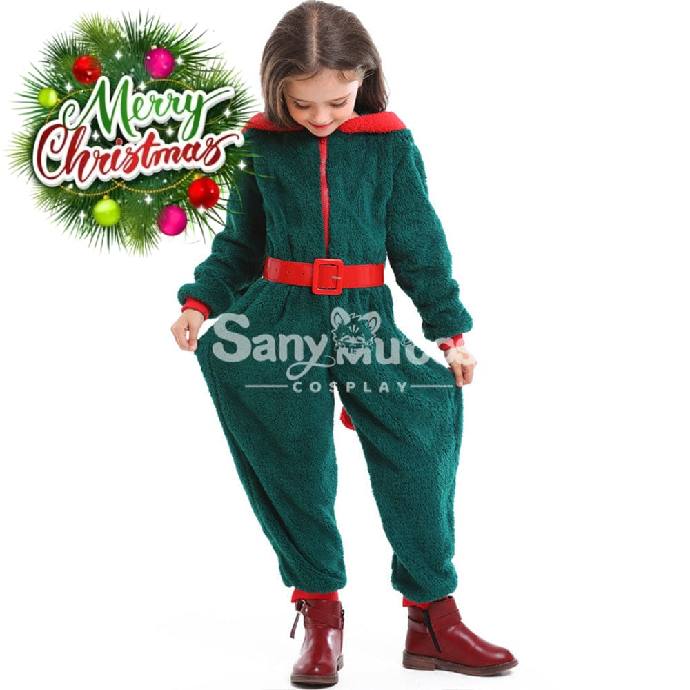 【In Stock】Christmas Cosplay Christmas Pajamas Costume Kid Size Costumes