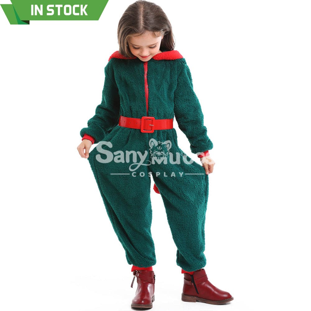 【In Stock】Christmas Cosplay Christmas Pajamas Costume Kid Size Costumes