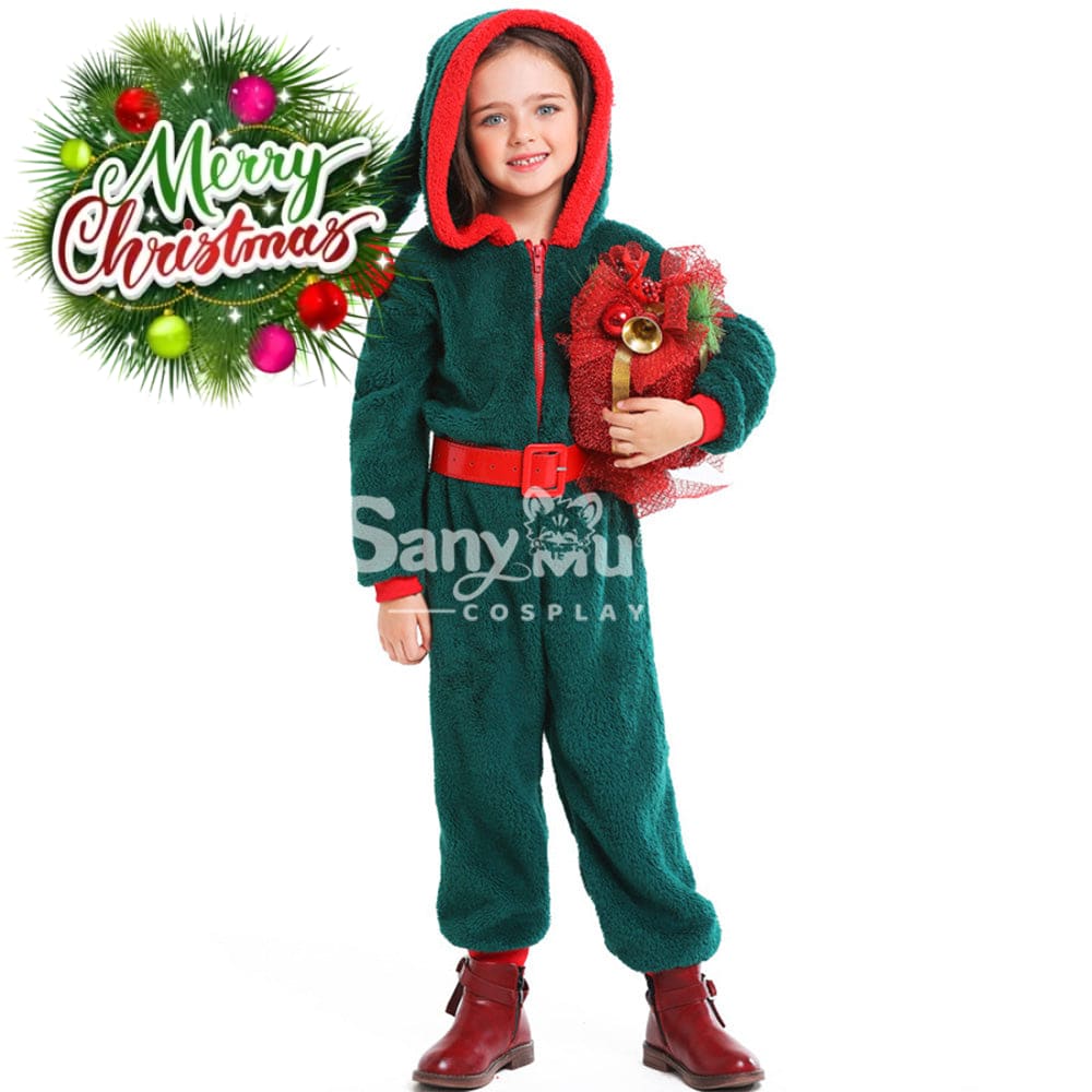 【In Stock】Christmas Cosplay Christmas Pajamas Costume Kid Size Costumes