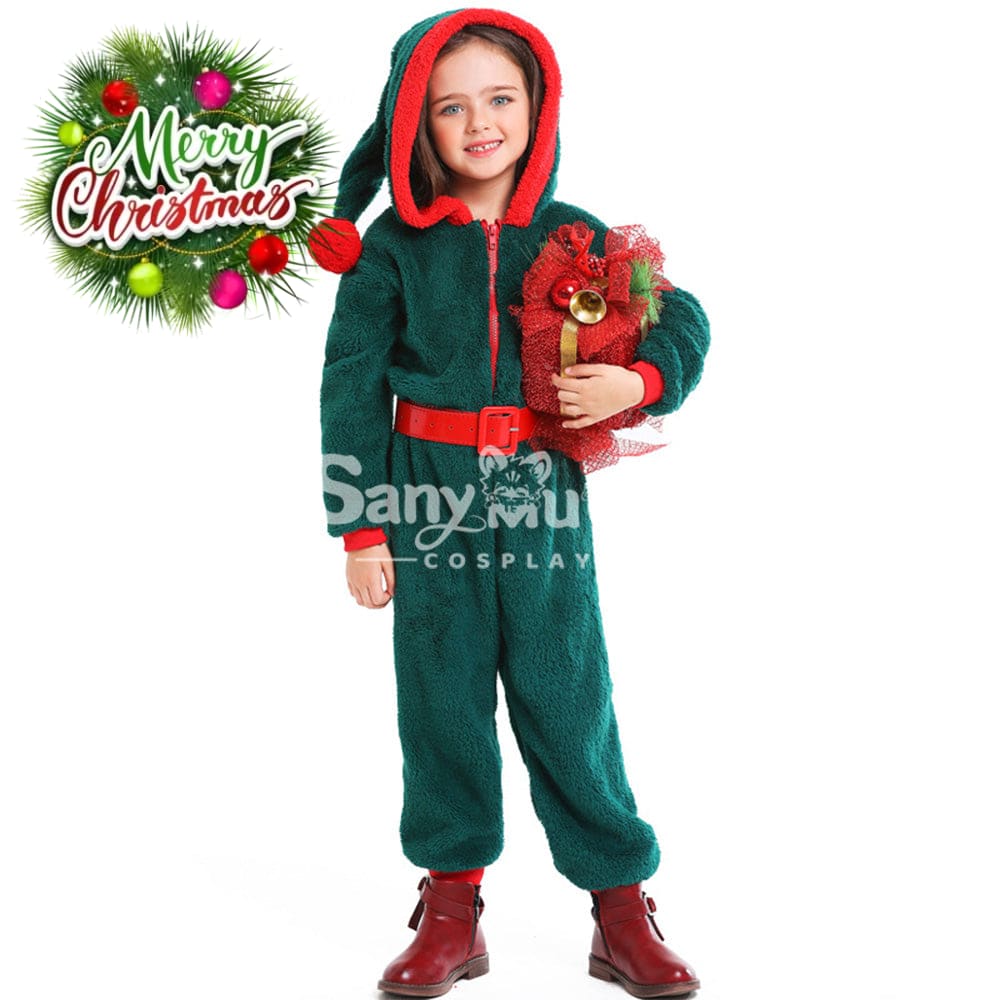 【In Stock】Christmas Cosplay Christmas Pajamas Costume Kid Size Costumes