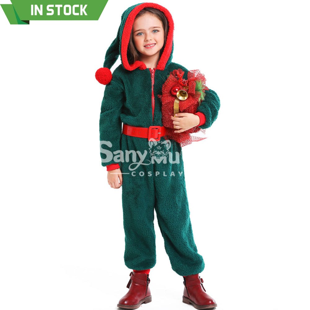 【In Stock】Christmas Cosplay Christmas Pajamas Costume Kid Size Costumes