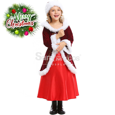 【In Stock】Christmas Cosplay Christmas Party Princess Costume Kid Size Costumes