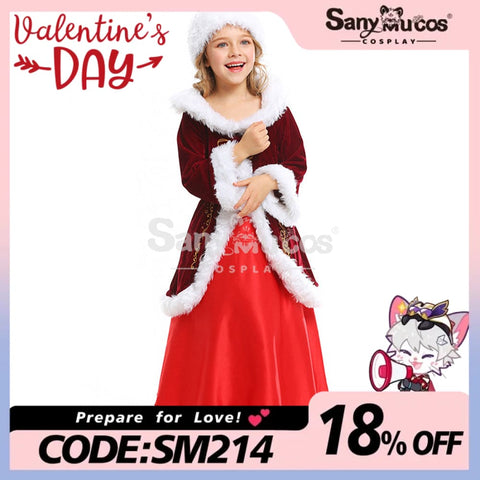 【In Stock】Christmas Cosplay Christmas Party Princess Costume Kid Size Costumes