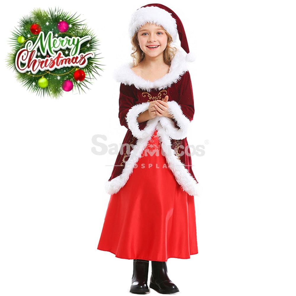 【In Stock】Christmas Cosplay Christmas Party Princess Costume Kid Size Costumes