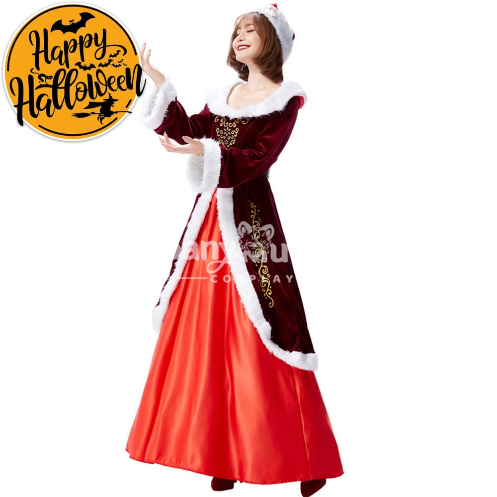 【In Stock】Christmas Cosplay Christmas Party Queen Costume Costumes