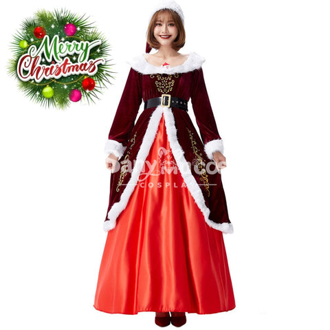 【In Stock】Christmas Cosplay Christmas Party Queen Costume Costumes