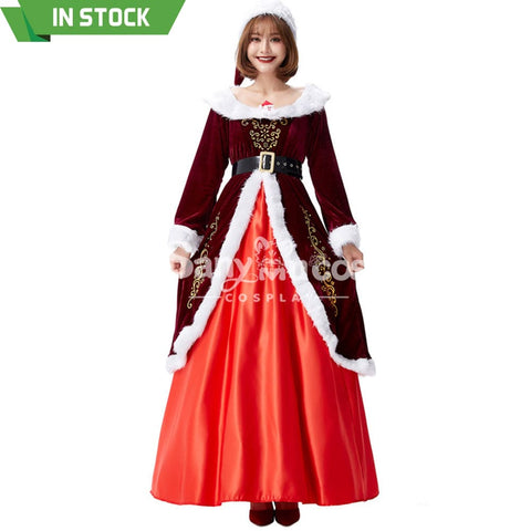 【In Stock】Christmas Cosplay Christmas Party Queen Costume Costumes