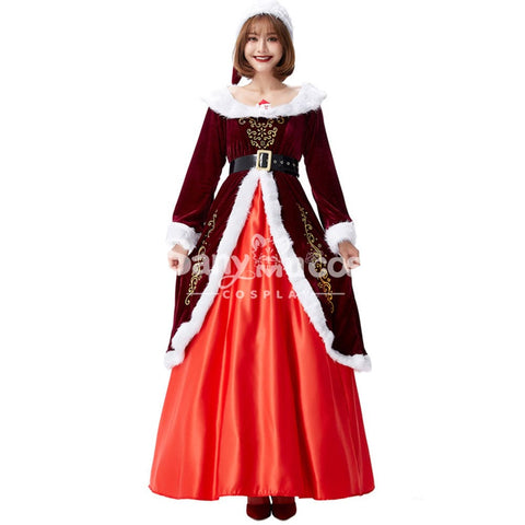 【In Stock】Christmas Cosplay Christmas Party Queen Costume Costumes