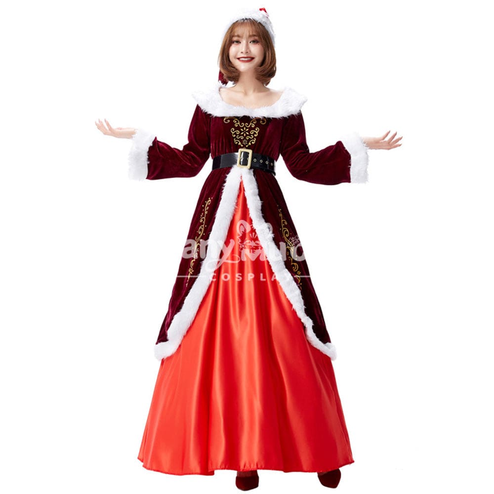 【In Stock】Christmas Cosplay Christmas Party Queen Costume Costumes
