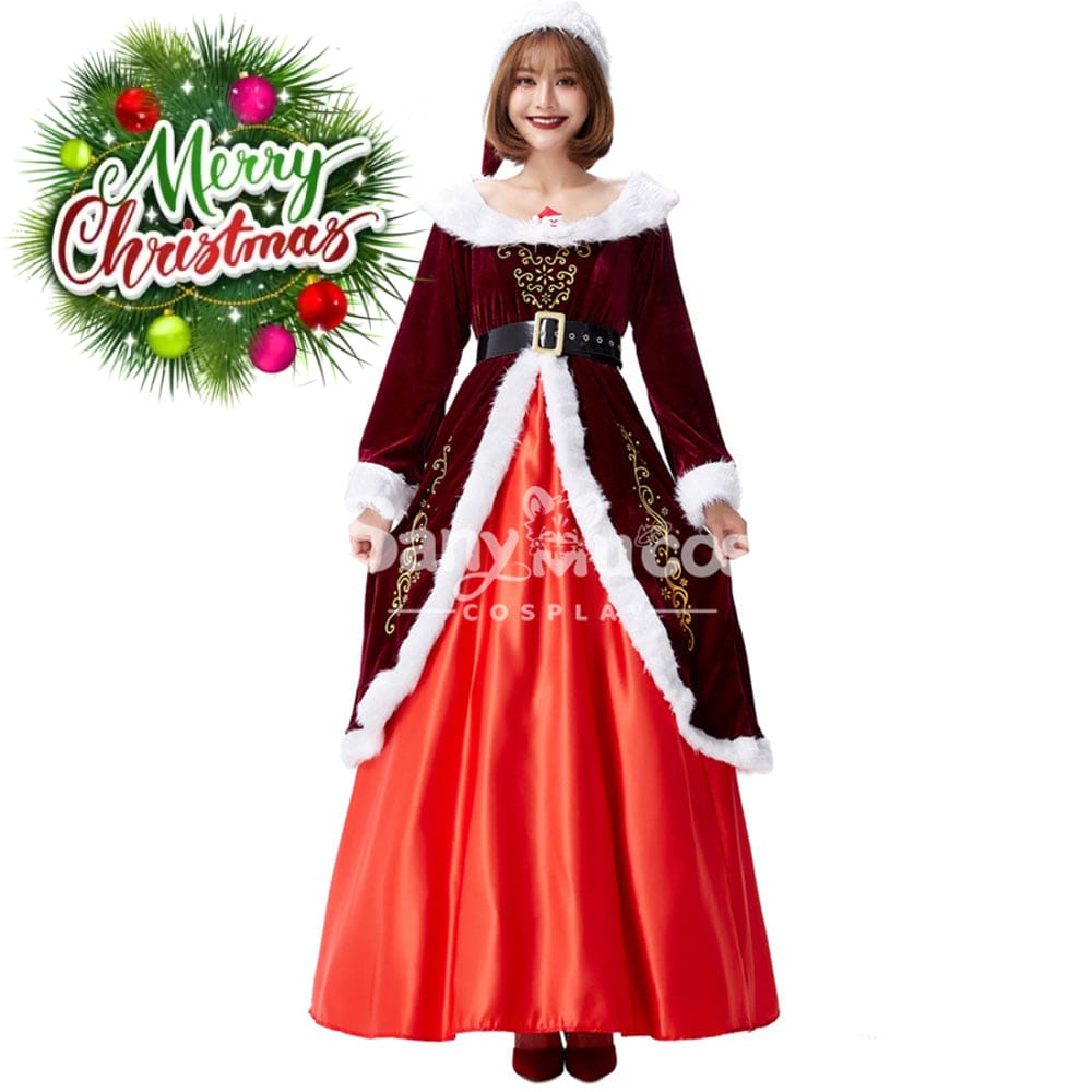 【In Stock】Christmas Cosplay Christmas Party Queen Costume Costumes