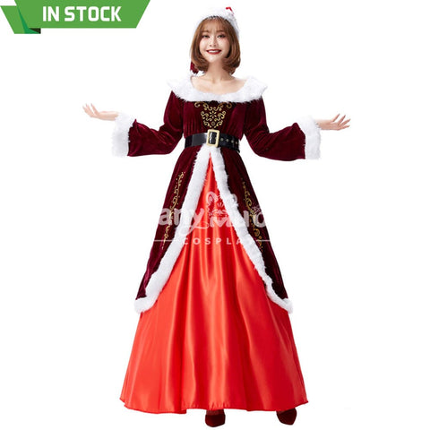 【In Stock】Christmas Cosplay Christmas Party Queen Costume Costumes
