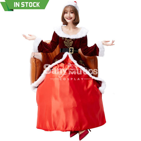 【In Stock】Christmas Cosplay Christmas Party Queen Costume Costumes