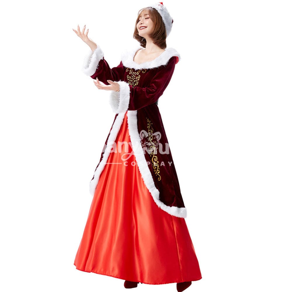 【In Stock】Christmas Cosplay Christmas Party Queen Costume Costumes