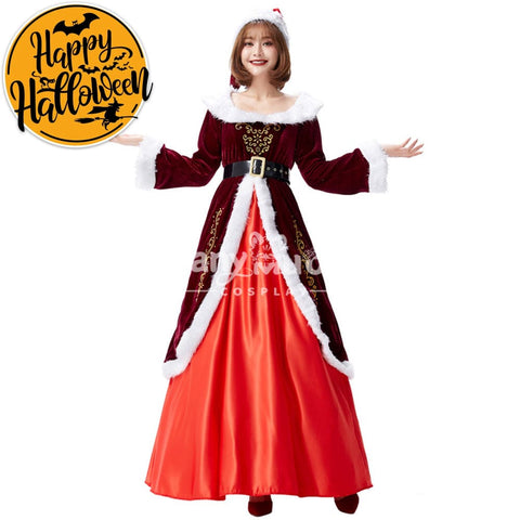 【In Stock】Christmas Cosplay Christmas Party Queen Costume Costumes