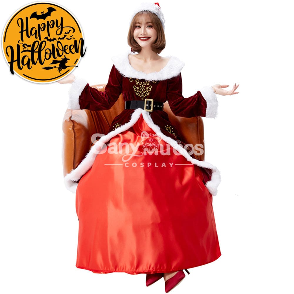 【In Stock】Christmas Cosplay Christmas Party Queen Costume Costumes