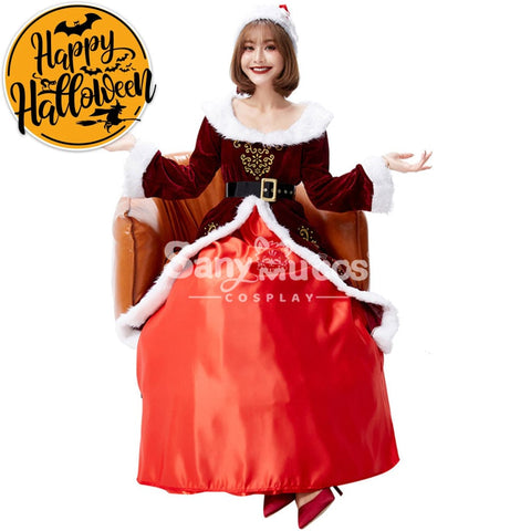 【In Stock】Christmas Cosplay Christmas Party Queen Costume Costumes