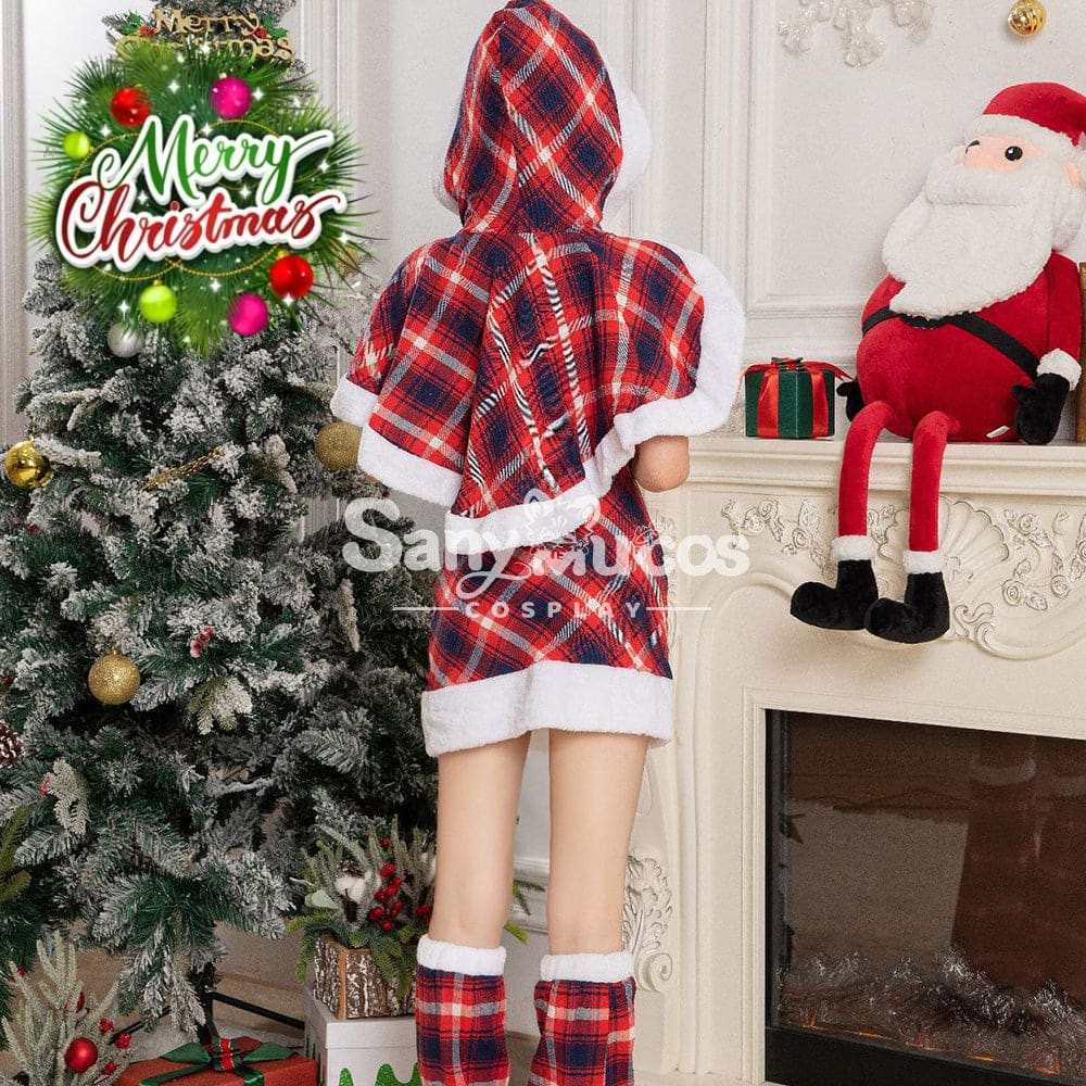 【In Stock】Christmas Cosplay Christmas Plaid Costume Costumes