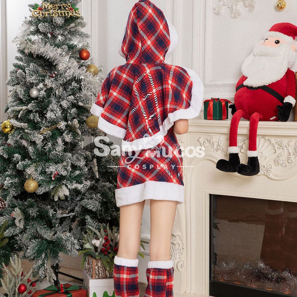 【In Stock】Christmas Cosplay Christmas Plaid Costume Costumes