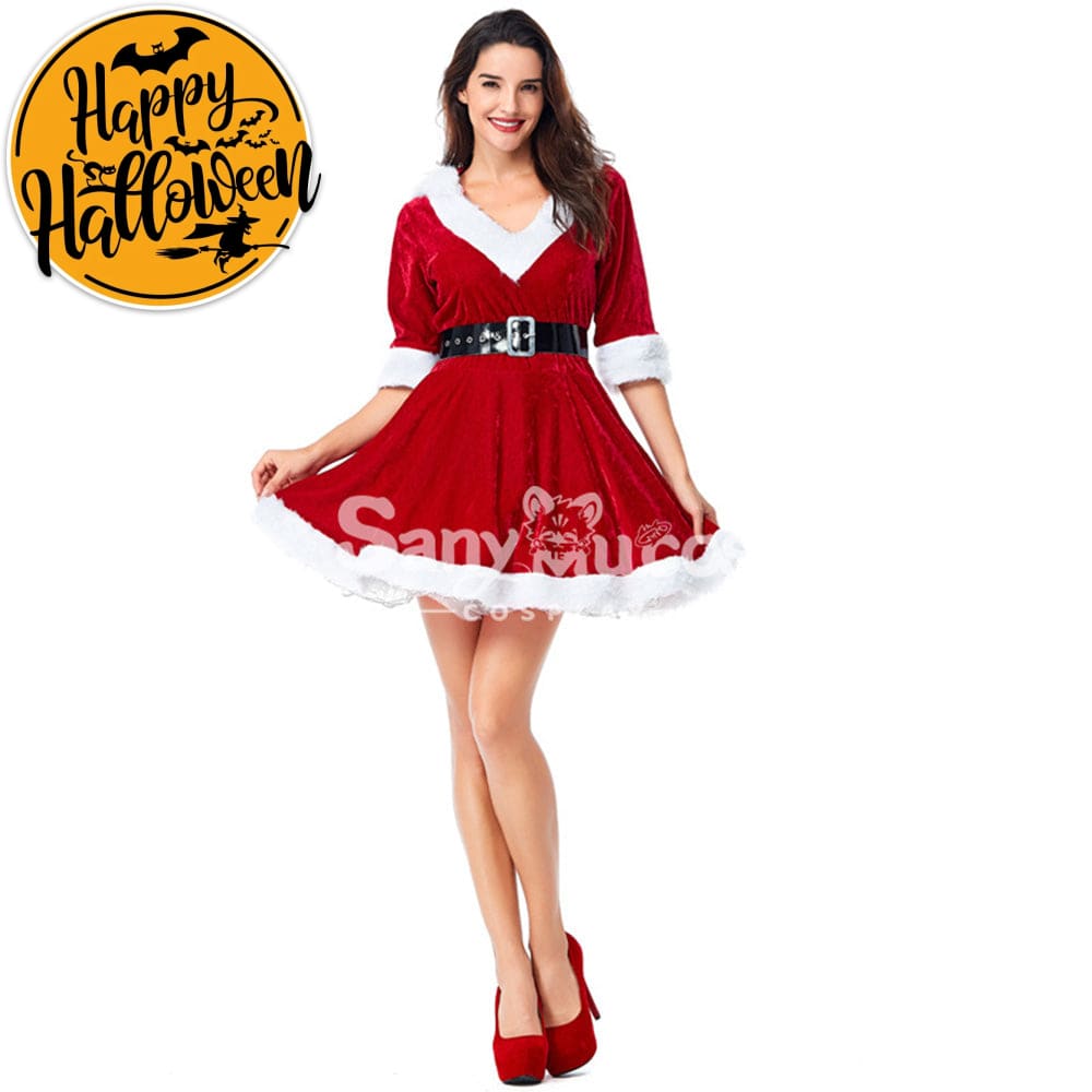 【In Stock】Christmas Cosplay Christmas Puffy Skirt Costume Costumes