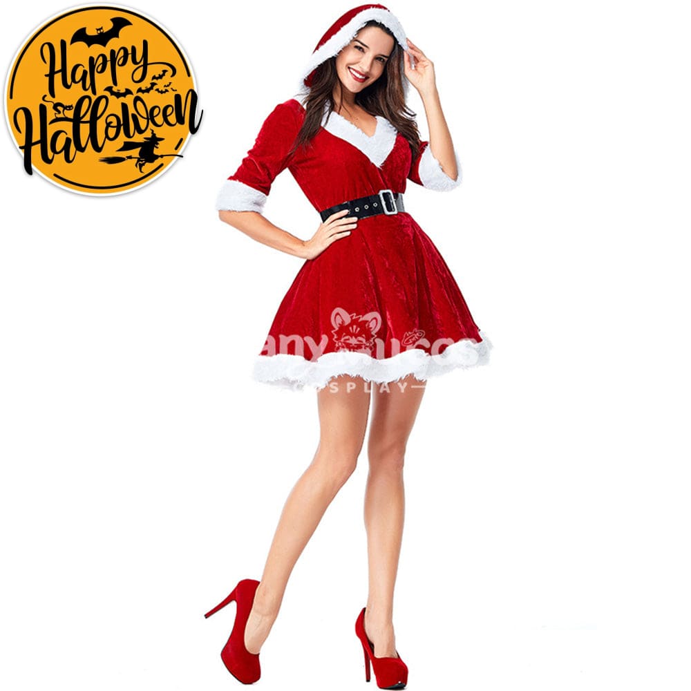 【In Stock】Christmas Cosplay Christmas Puffy Skirt Costume Costumes