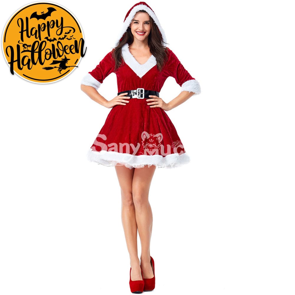 【In Stock】Christmas Cosplay Christmas Puffy Skirt Costume Costumes